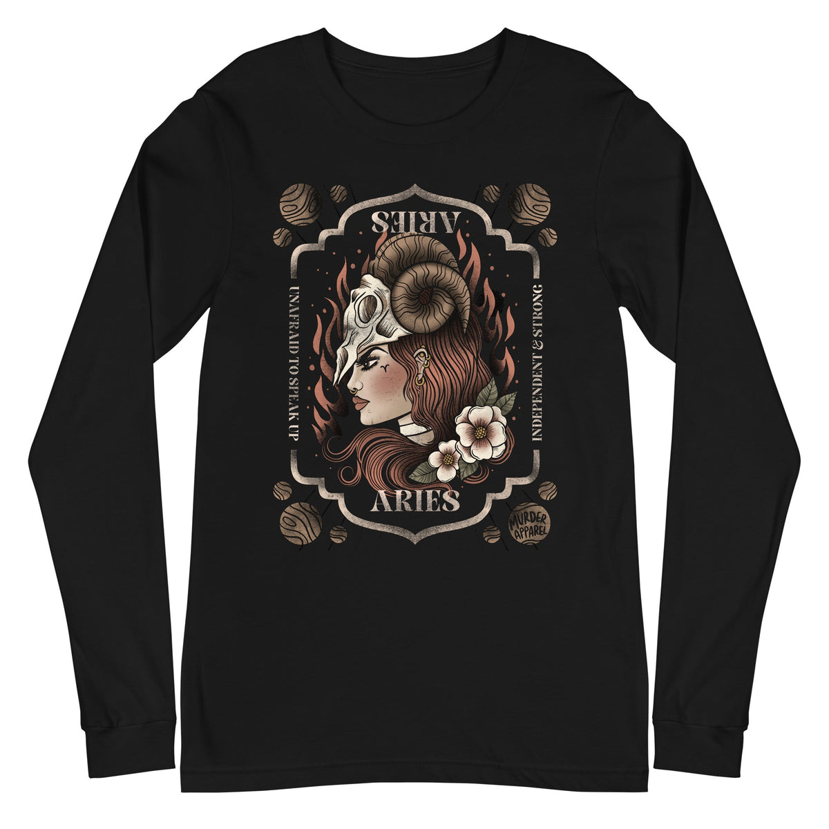 Aries Zodiac Long Sleeve Shirt