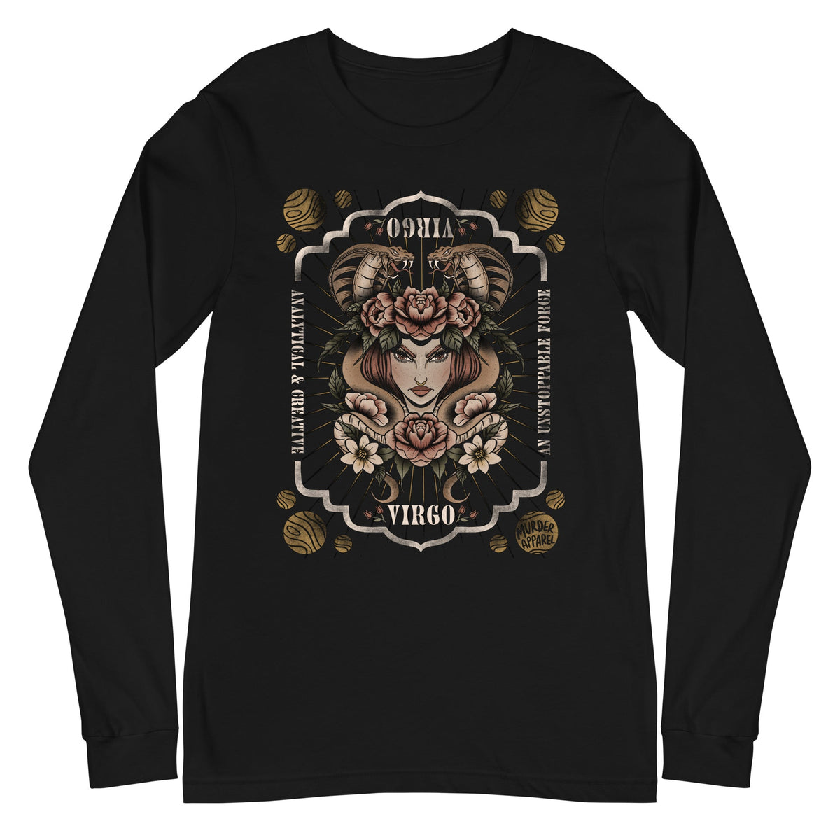 Virgo Zodiac Long Sleeve Shirt