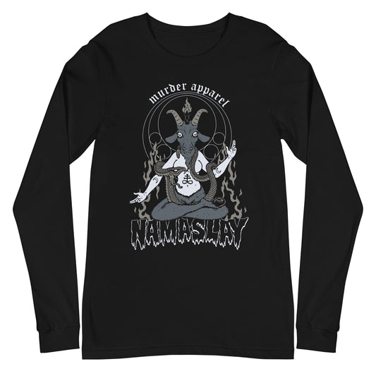 Baphomet Namaslay Long Sleeve Shirt