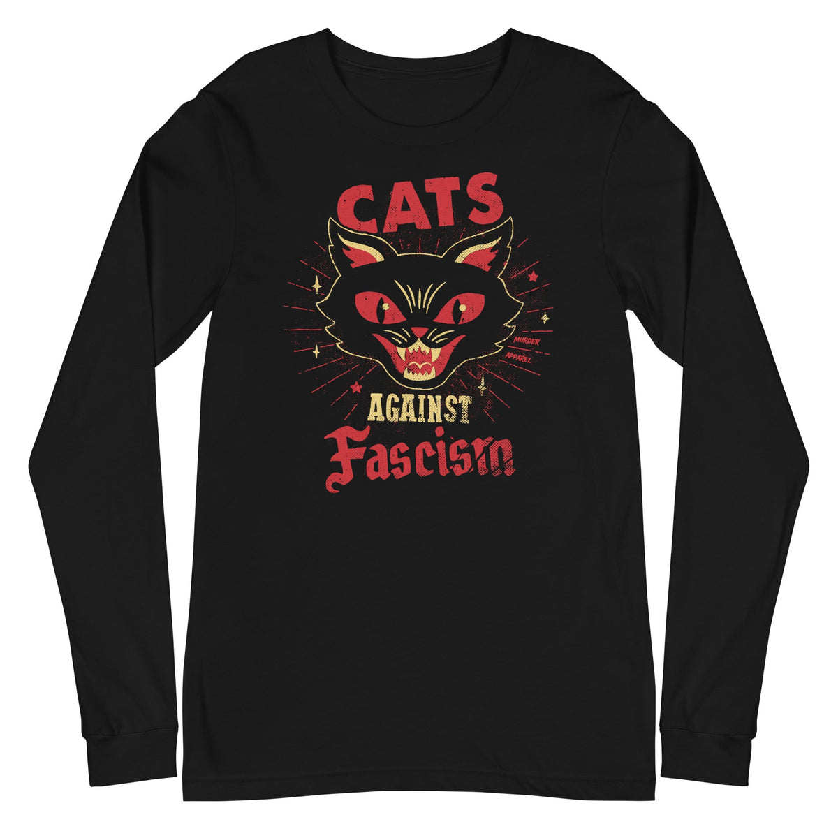 Cats Against Fascism Long Sleeve Shirt