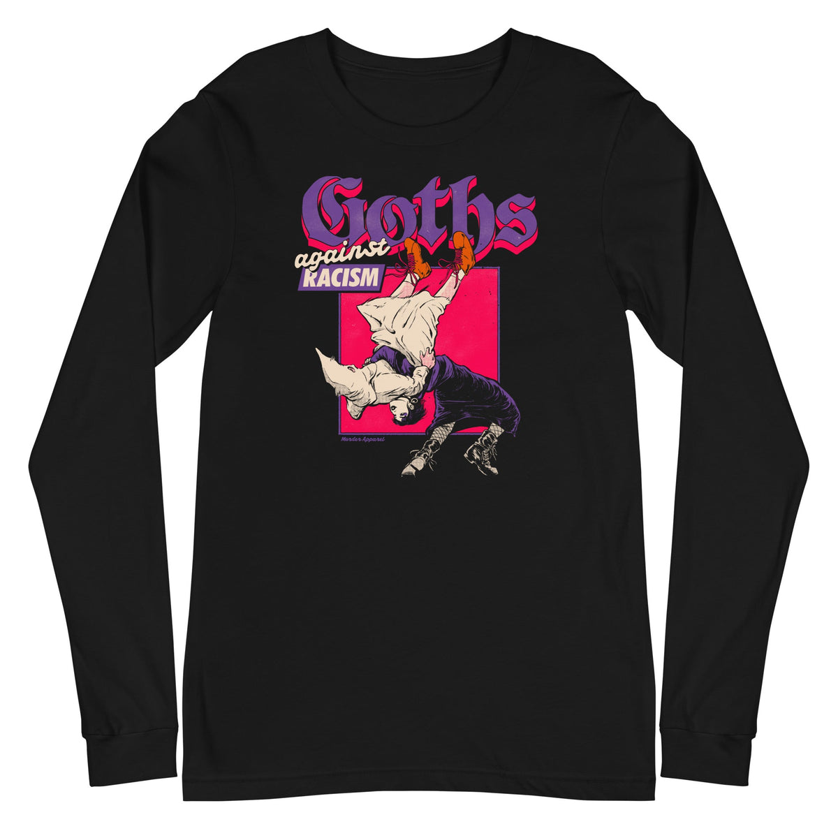 Goths Against Racism Long Sleeve Shirt