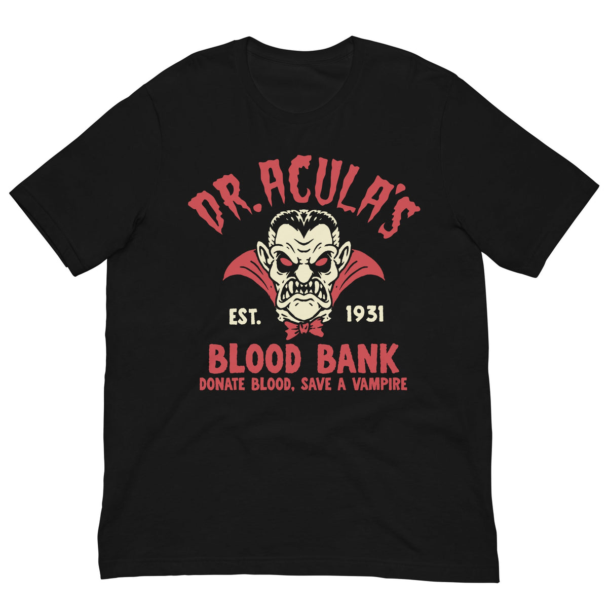 Dr. Acula's Blood Bank T-shirt