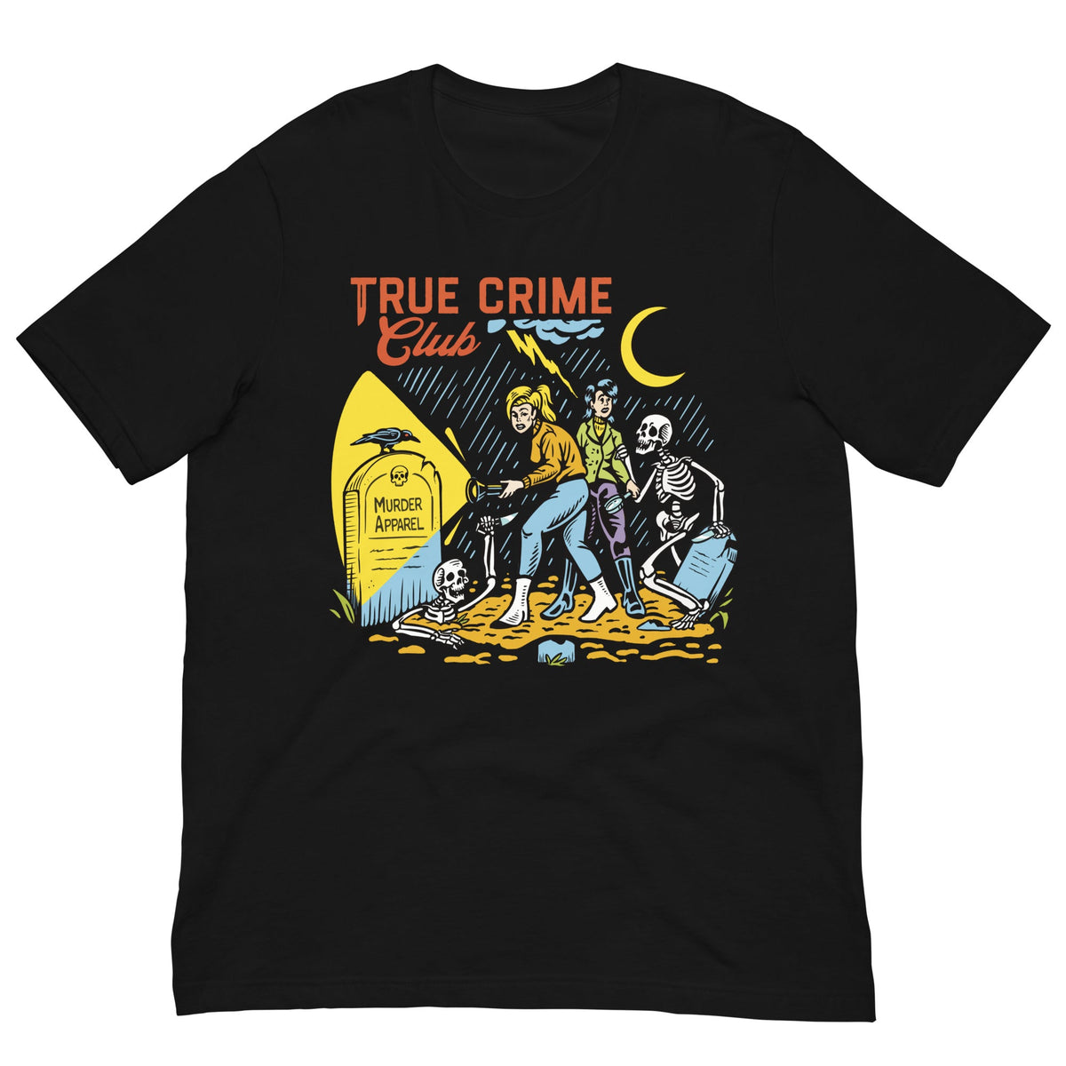 True Crime Club Retro T-shirt