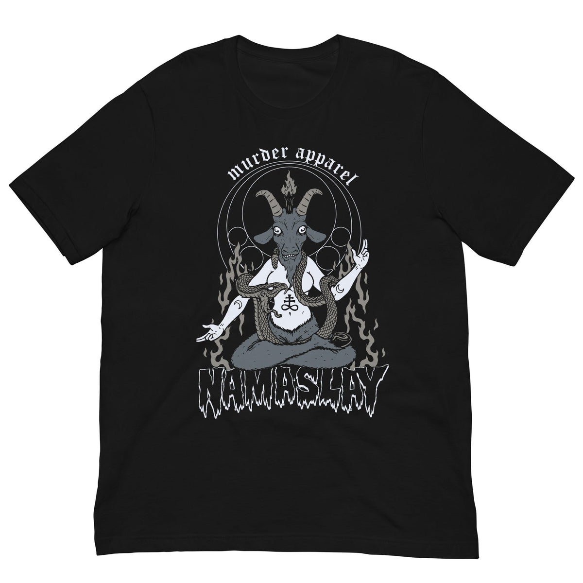 Baphomet Namaslay Yoga T-Shirt