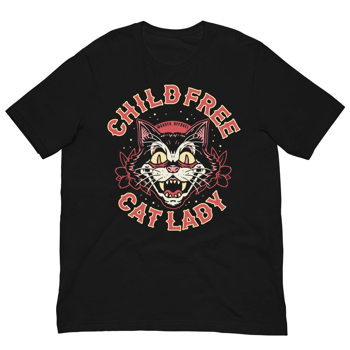 Childfree Cat Lady T-shirt