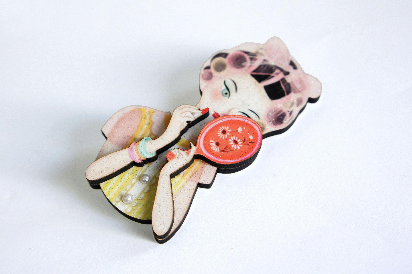Vanity Lady Brooch by Laliblue