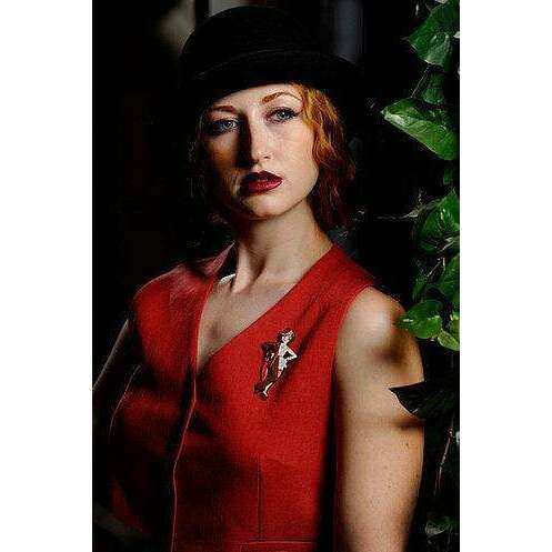 Victor Victoria Halloween Brooch by Laliblue | PRE-ORDER SHIPS IN 2-3 WEEKS