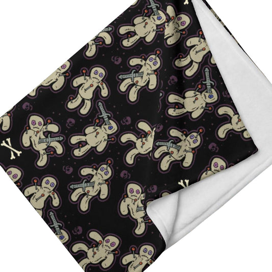 Voodoo Dolls Throw Blanket