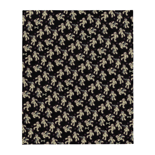 Voodoo Dolls Throw Blanket