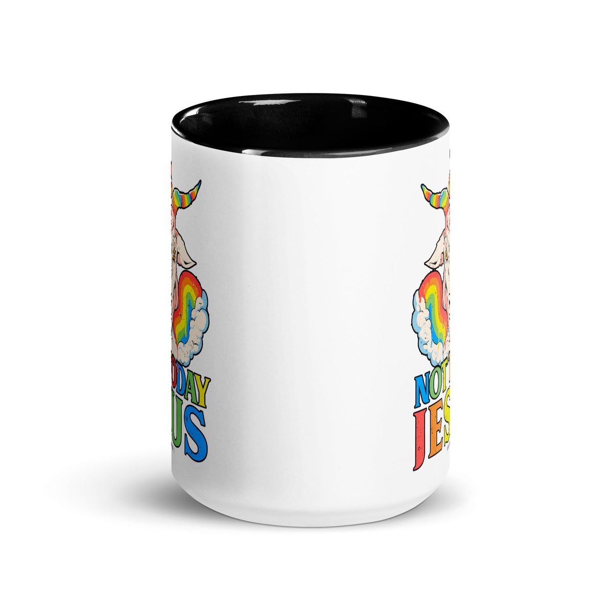 Not Today Jesus Mug