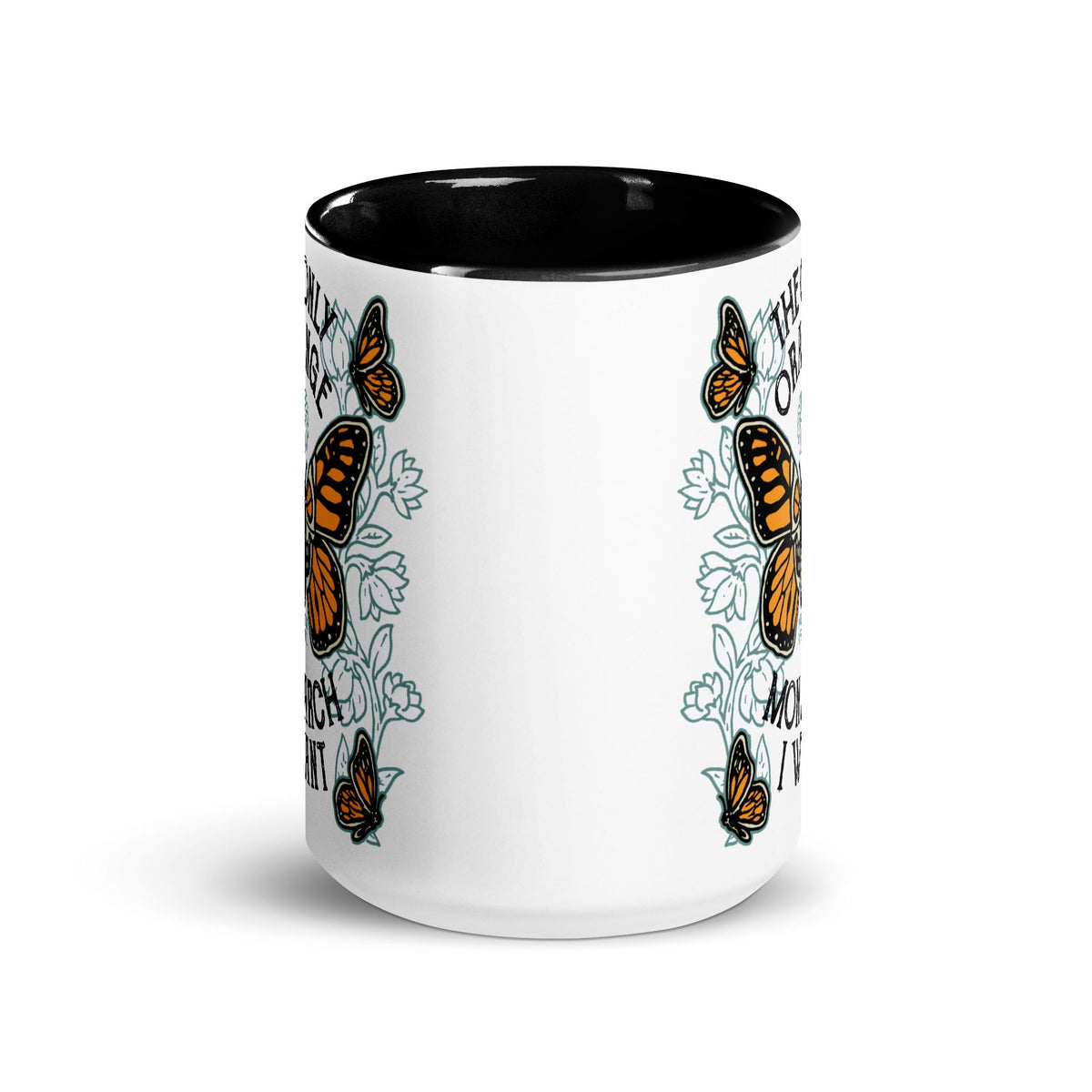 Orange Monarch Mug