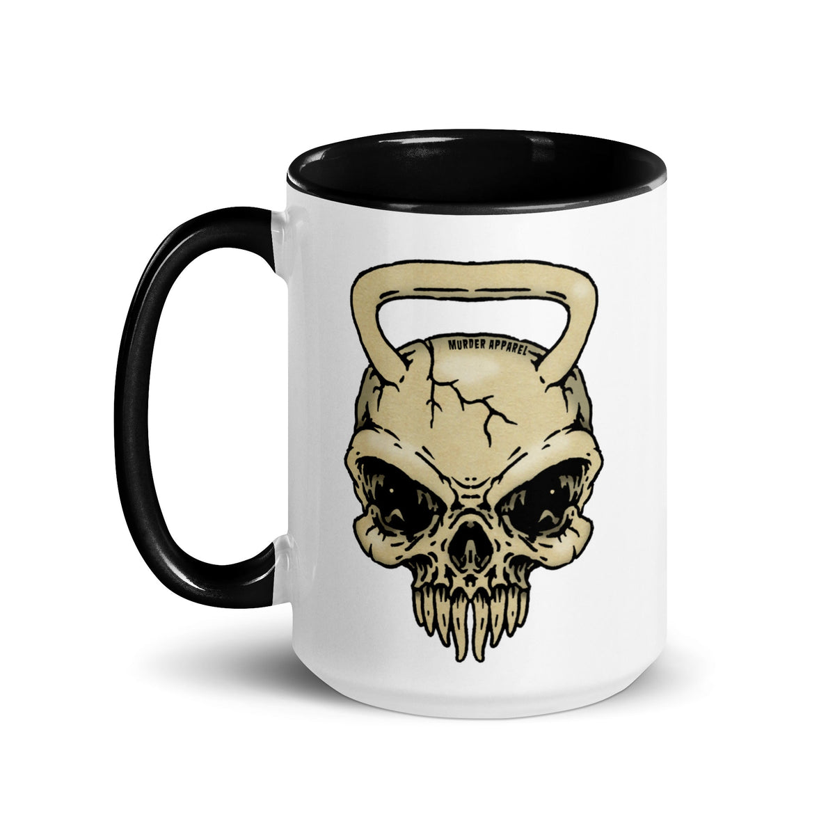 Kettlebell Skull Mug