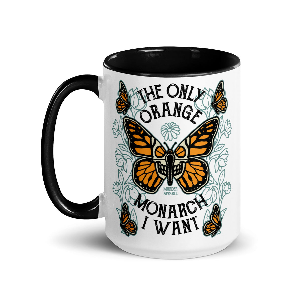 Orange Monarch Mug