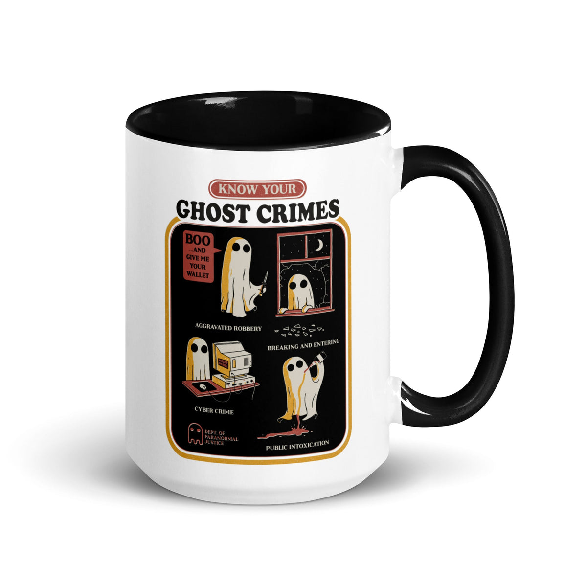 Know Your Ghost Crimes Mug