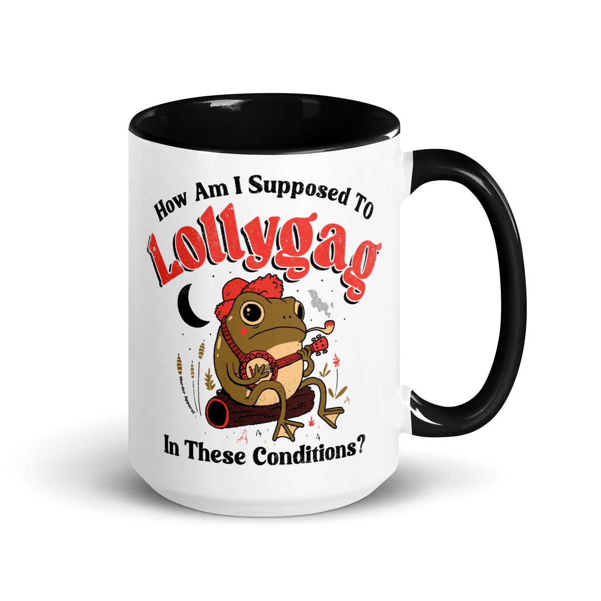 Lollygag Frog Mug