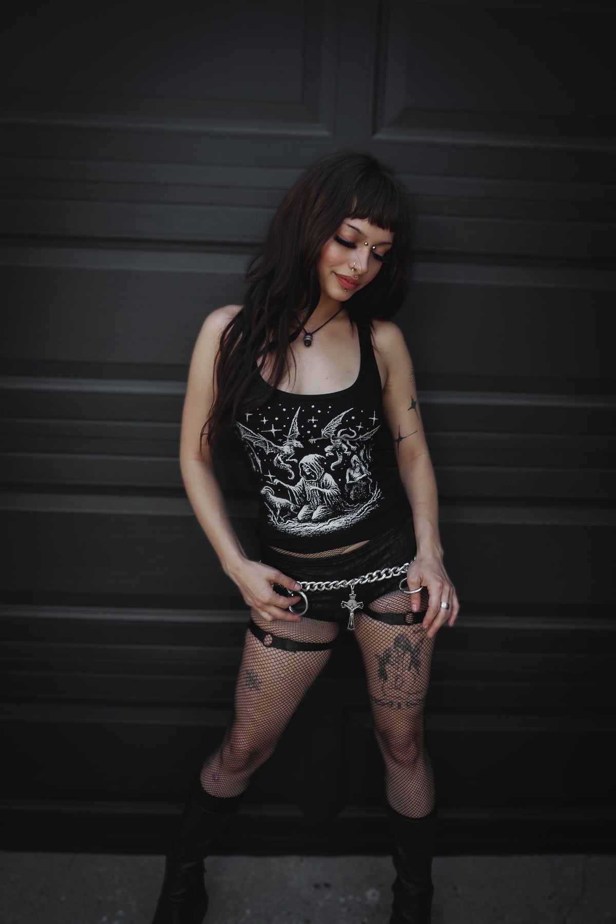Dark Wizard Ribbed Tank Top