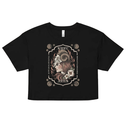 Aries Zodiac Crop Top