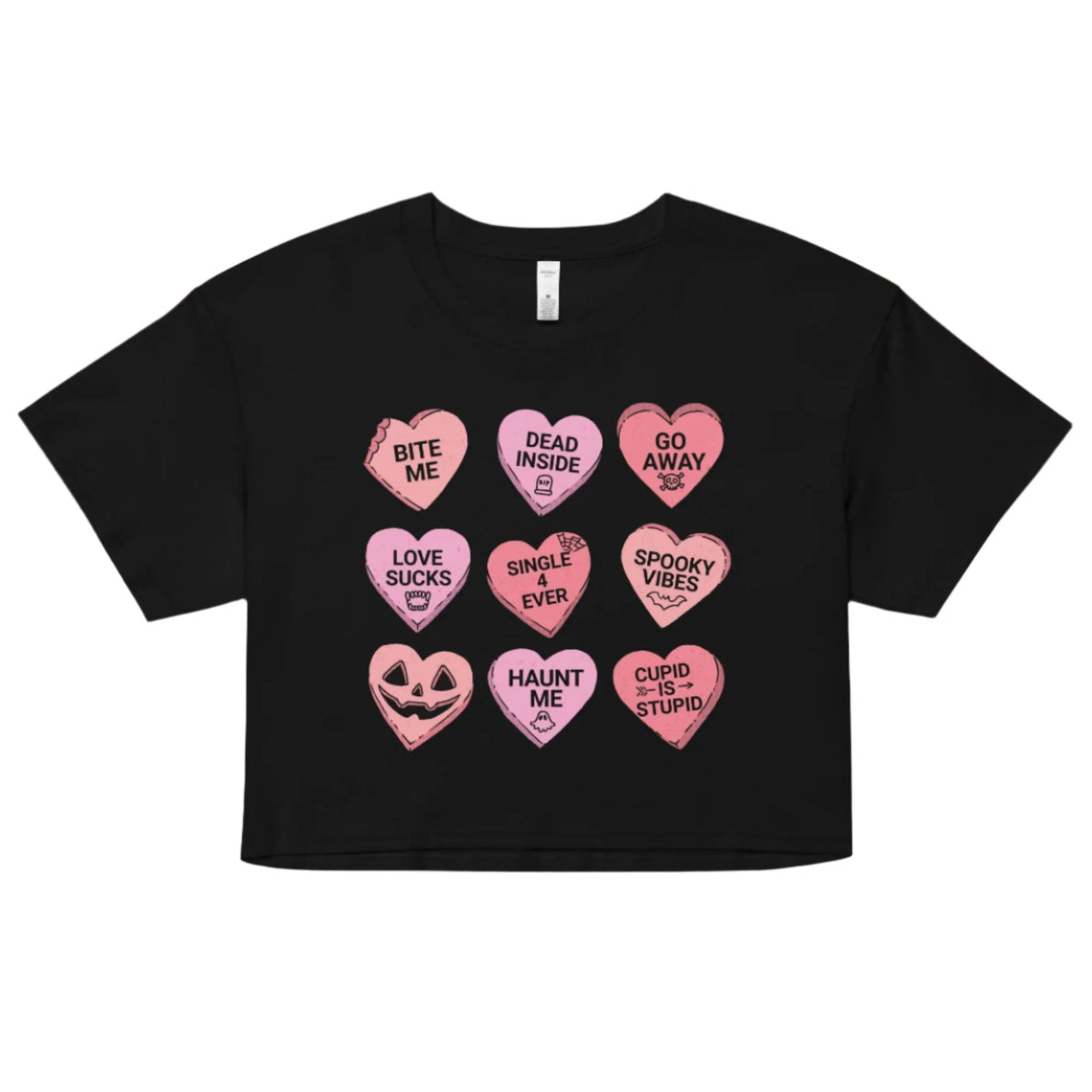 Candy Hearts Crop Top