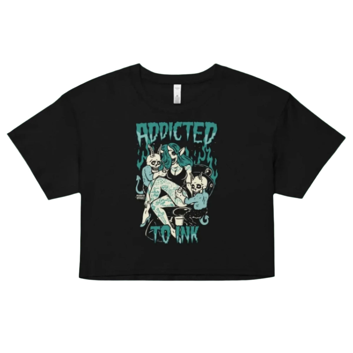 Addicted To Ink Crop Top