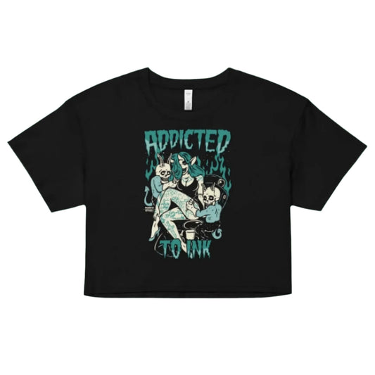 Addicted To Ink Crop Top