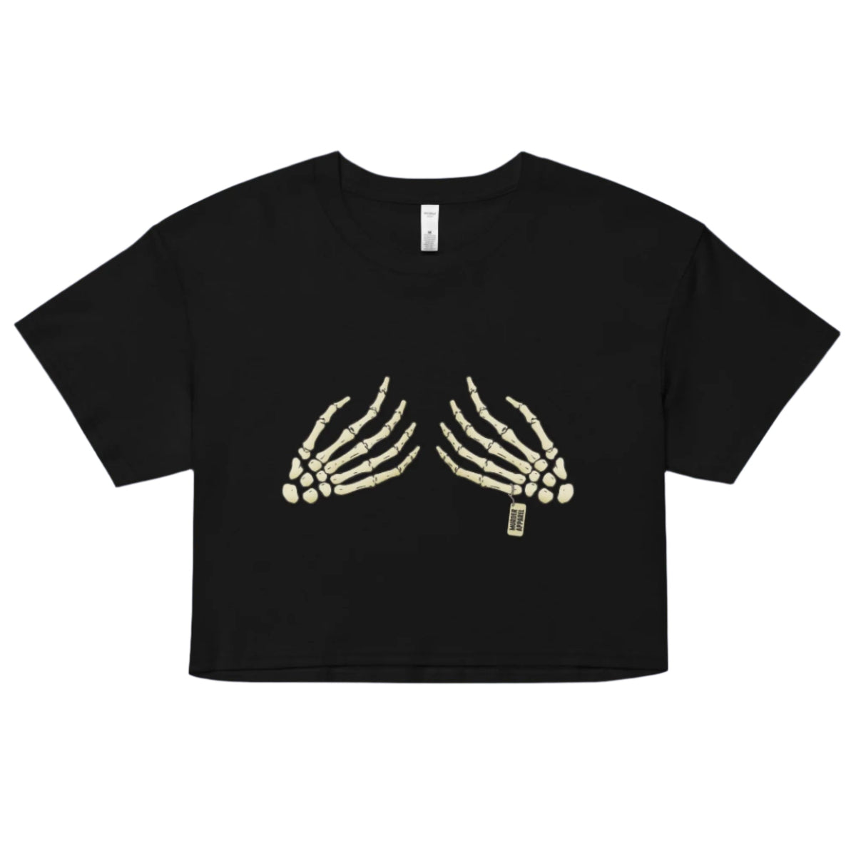 Skeleton Boobs Crop Top