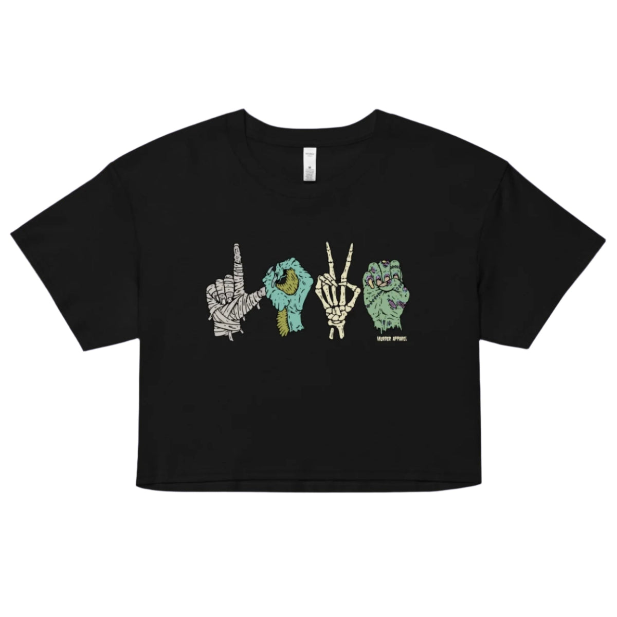 Monster Love ASL Crop Top