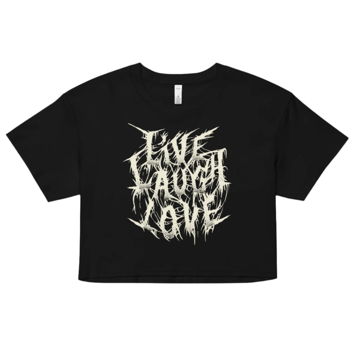 Live Laugh Love Crop Top