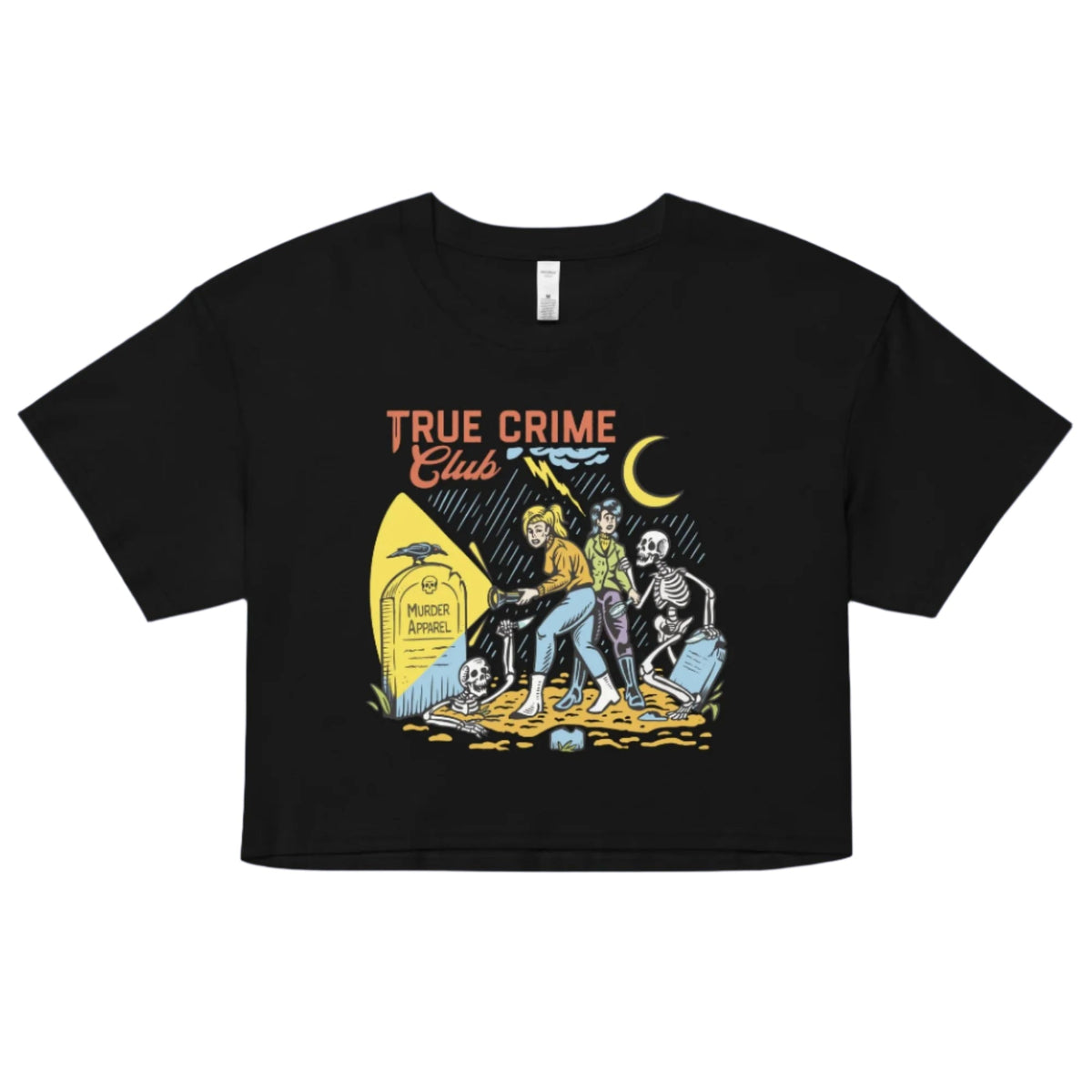 True Crime Club Retro Crop Top