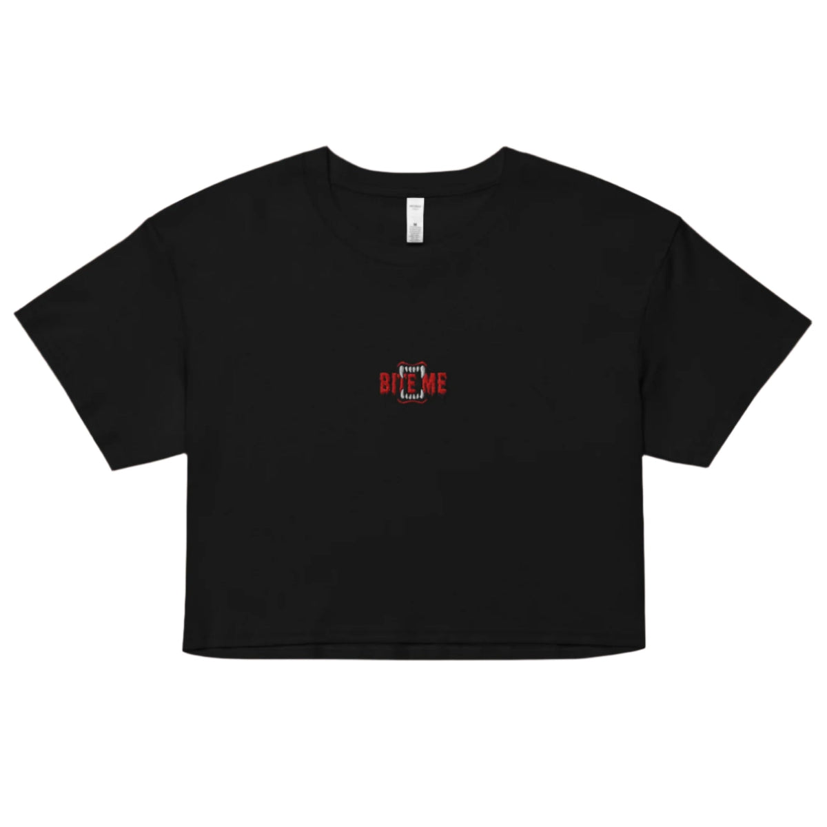 Bite Me Vampire Crop Top