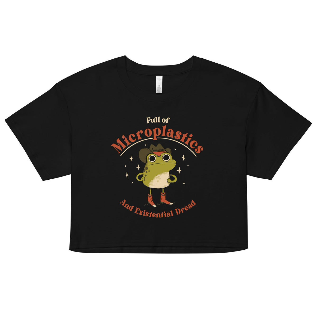 Microplastics & Existential Dread Crop Top