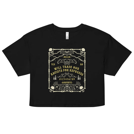 Racists For Refugees Crop Top