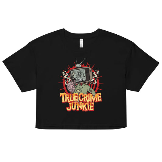 True Crime Junkie Crop Top