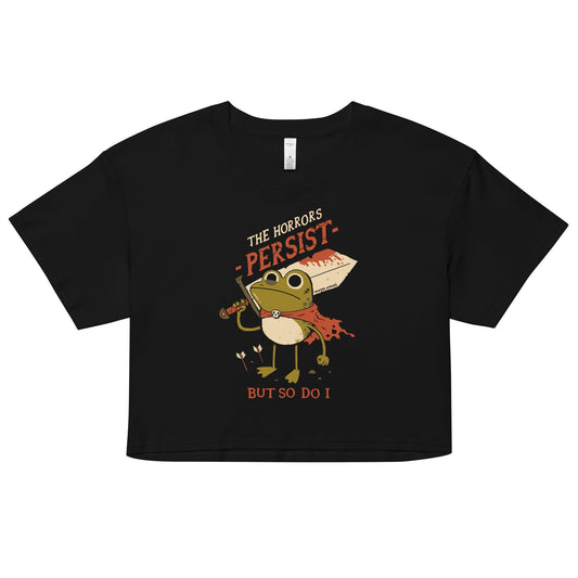 The Horrors Persist Crop Top