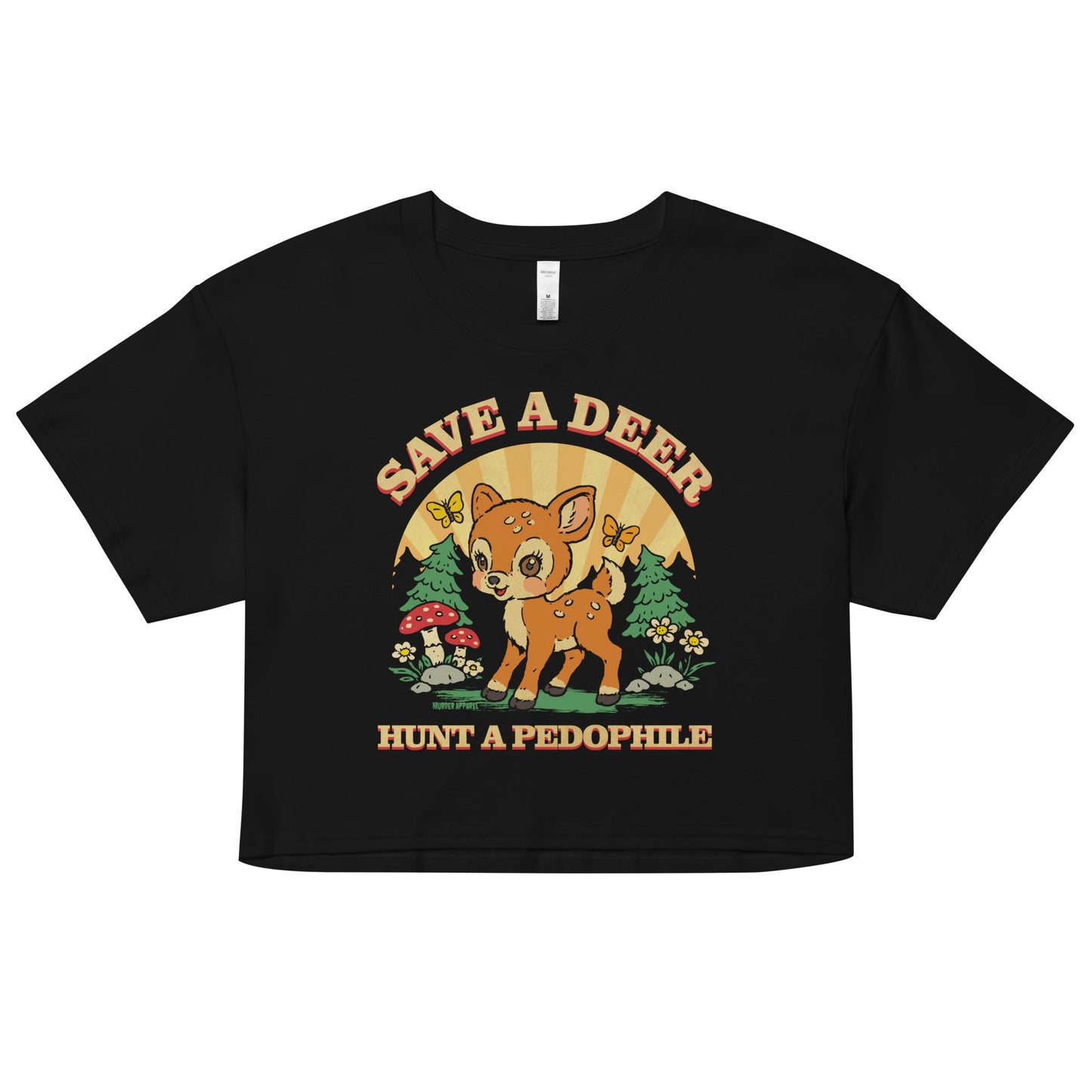 Save A Deer Crop Top