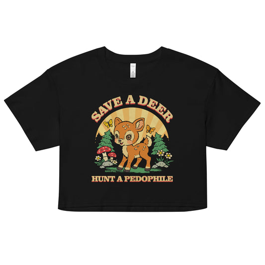 Save A Deer Crop Top