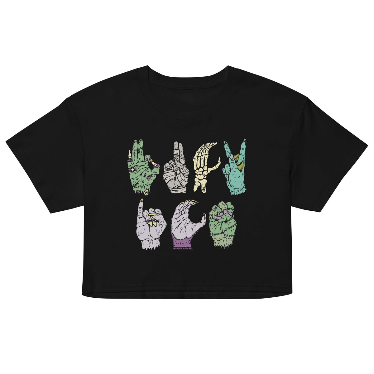 Fuck ICE ASL Crop Top