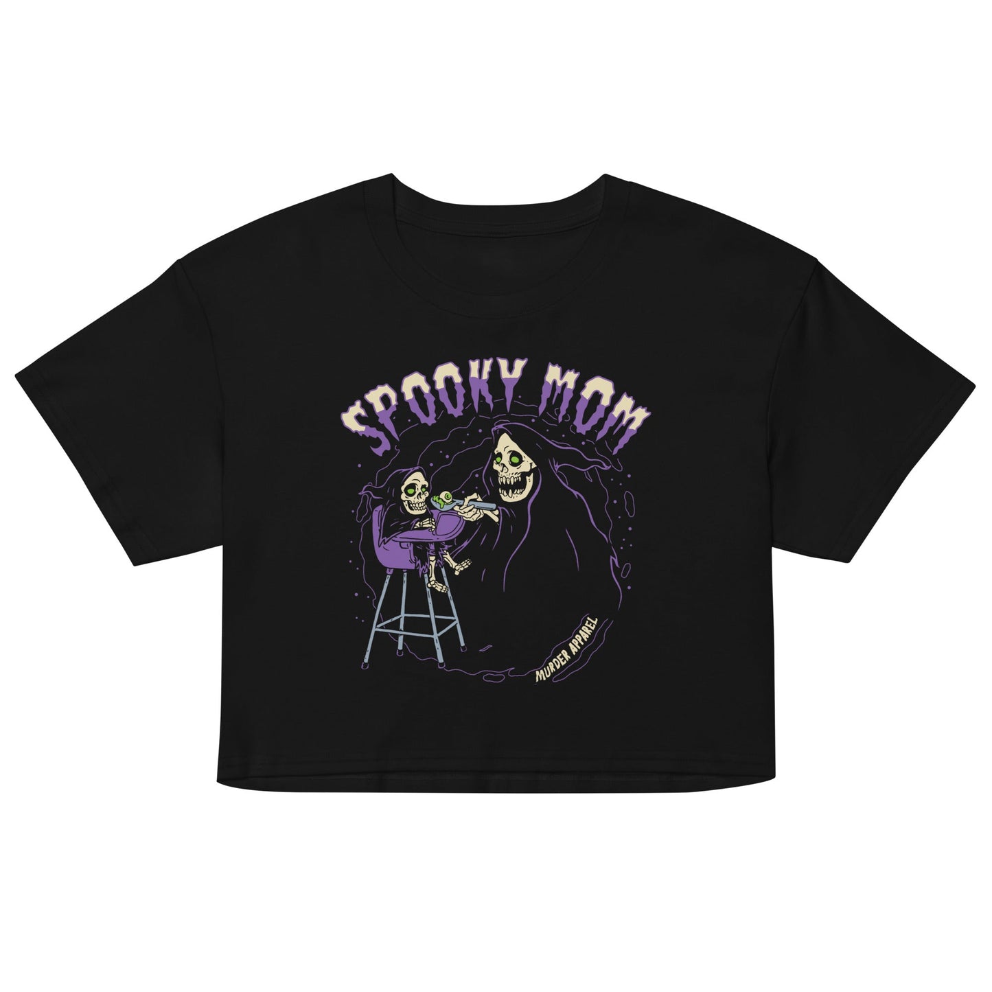Spooky Mom Crop Top