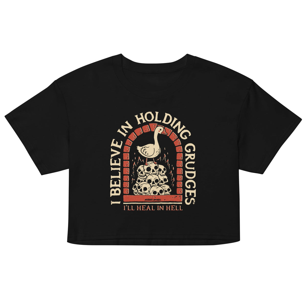 I Hold Grudges Crop Top