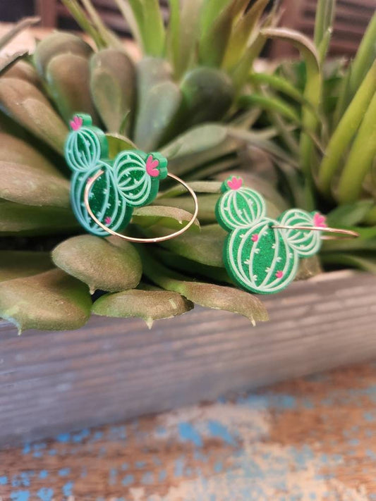 Prickly Mouse Earrings