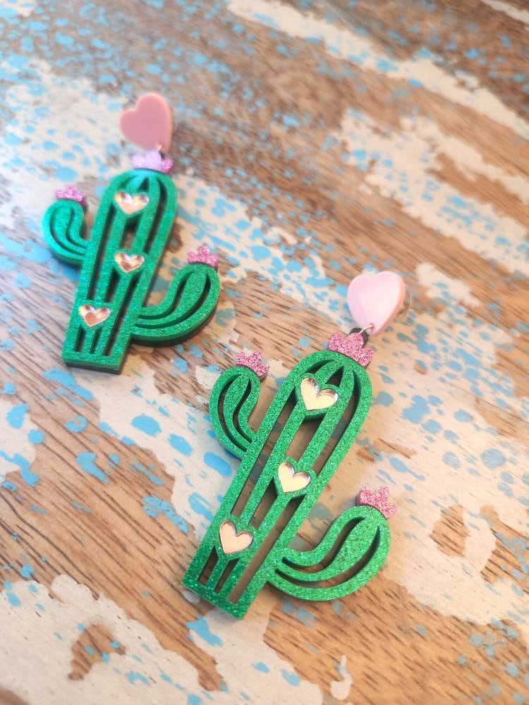 Prickly Cactus Earrings